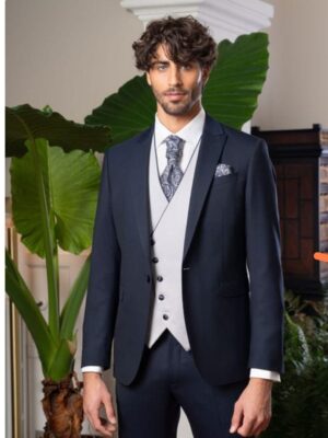 Dark Blue Wedding Suit