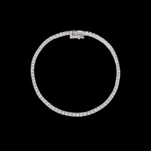 Classic bracelet diamonds 1qts., white gold